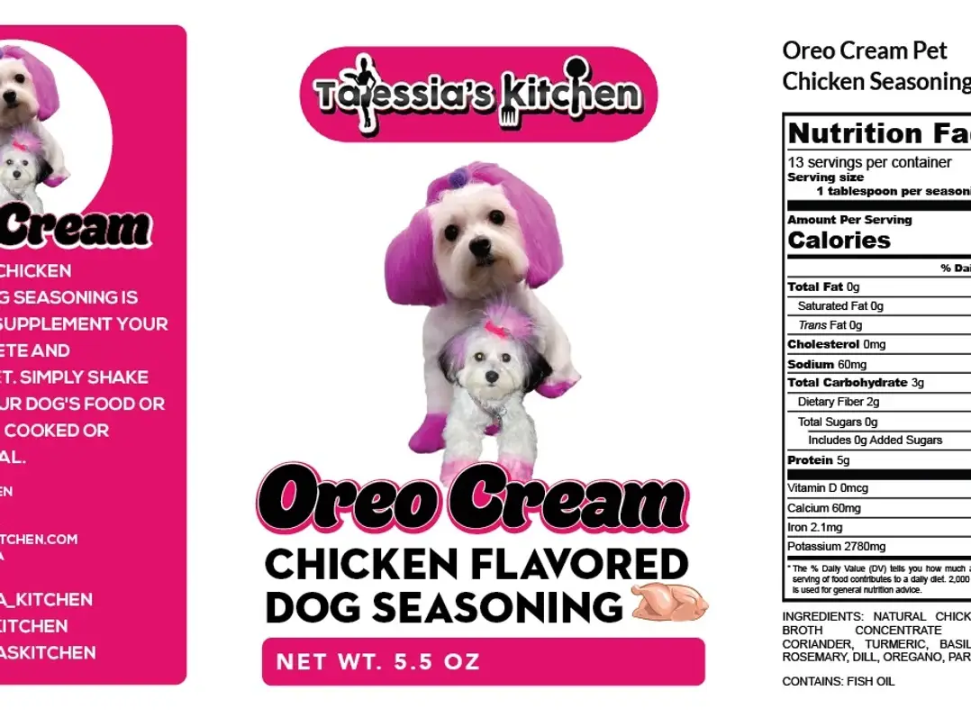 Oreo Cream Chicken Flavored Dog Food Seasoning - Image 2
